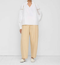 Lafayette 148 - Soutache Trim Blouse