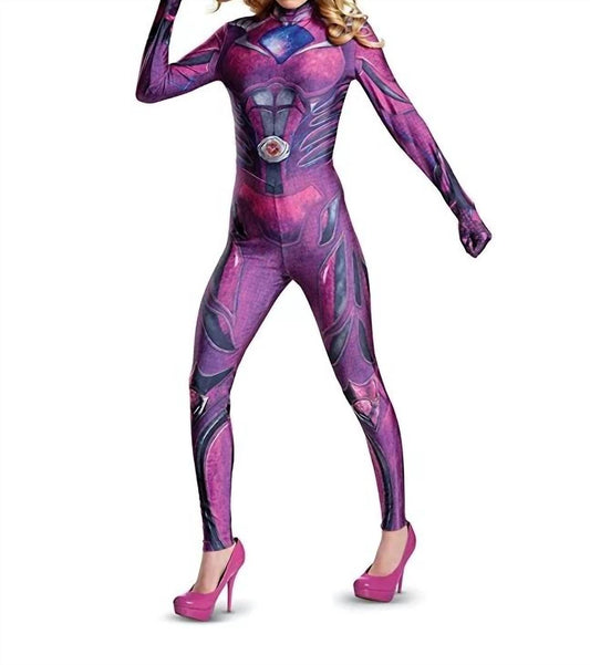 Disguise - WOMEN'S POWER RANGER BODYSUIT COSTUME