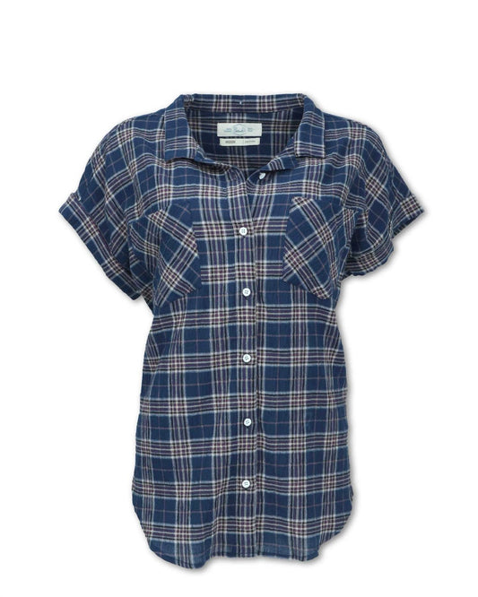 Purnell - Women's Drop Shoulder Plaid Shirt