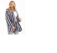 Aratta - crafted stripe jacket with embroidery