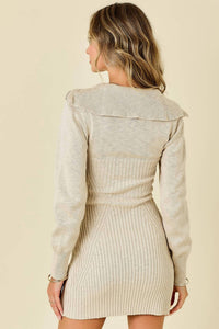 Day + Moon - Praline Sweater Mini Dress