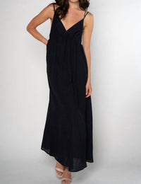 See U Soon Coco Long Maxi Dress in navy - women's dress