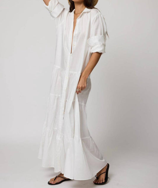 Stillwater - Tiered Shirt Maxi Dress