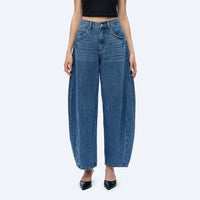 Bayeas - Katia High Rise Barrel Jeans