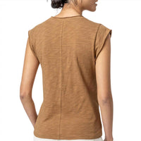 Lilla P - Women's Cap Sleeve V Neck Tank