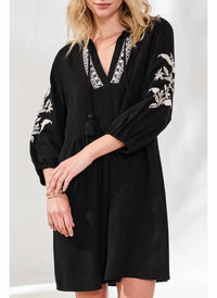 Tribal - Elaine Floral Embroidery Dress