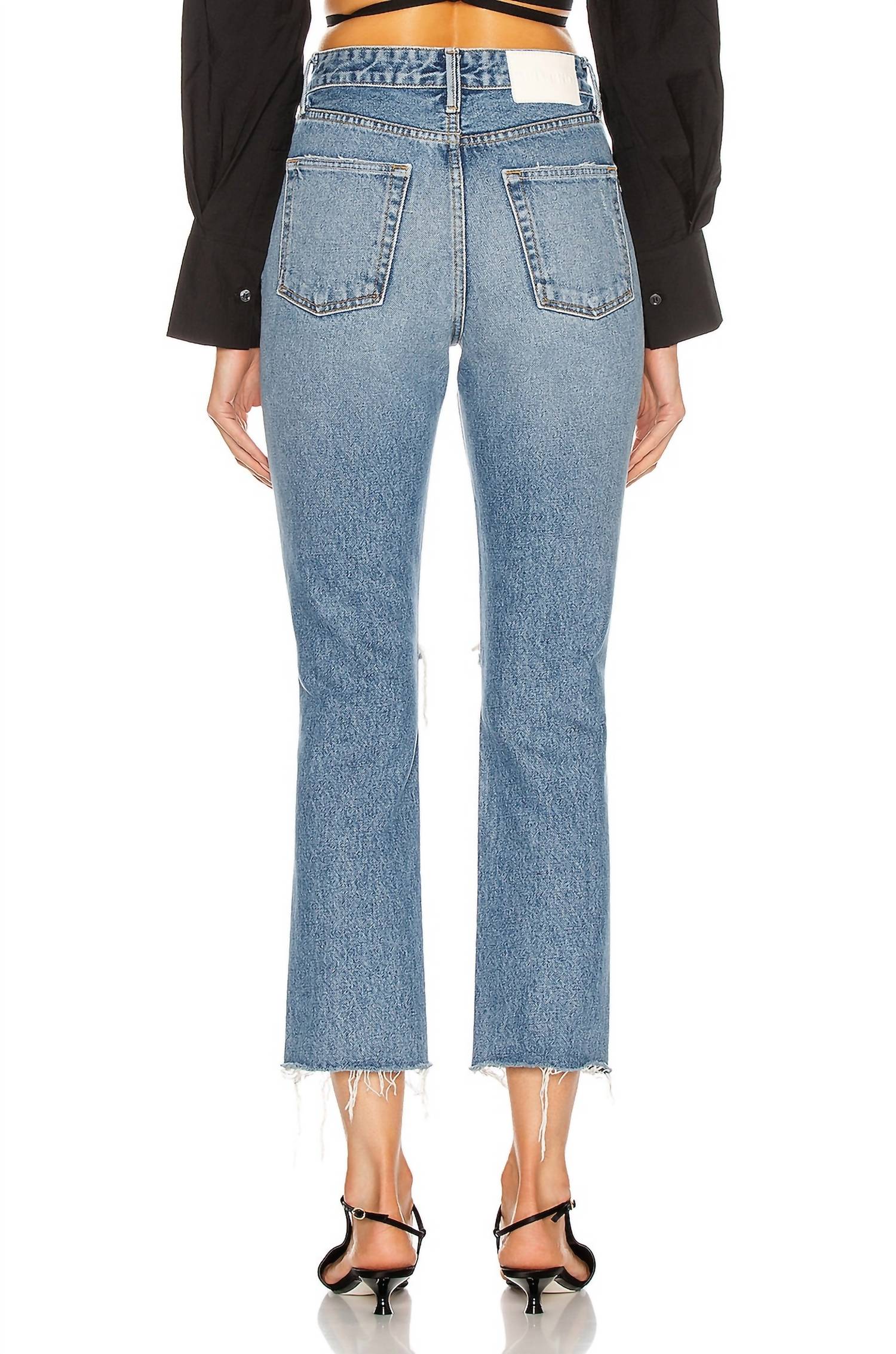 Grlfrnd - Karolina High Rise Straight Crop