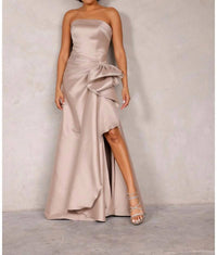 Terani Couture - Glamorous Evening Strapless Mermaid Long Formal Taffeta Dress