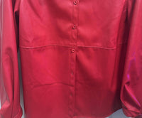Jade Melody Tam - Pleather blouse