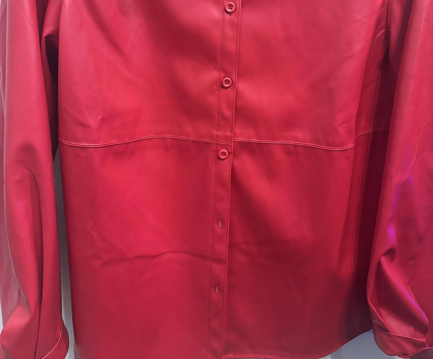 Jade Melody Tam - Pleather blouse