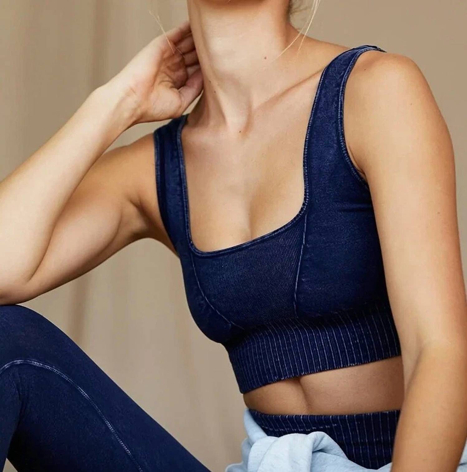 Free People - Good Karma Square-neck Bra
