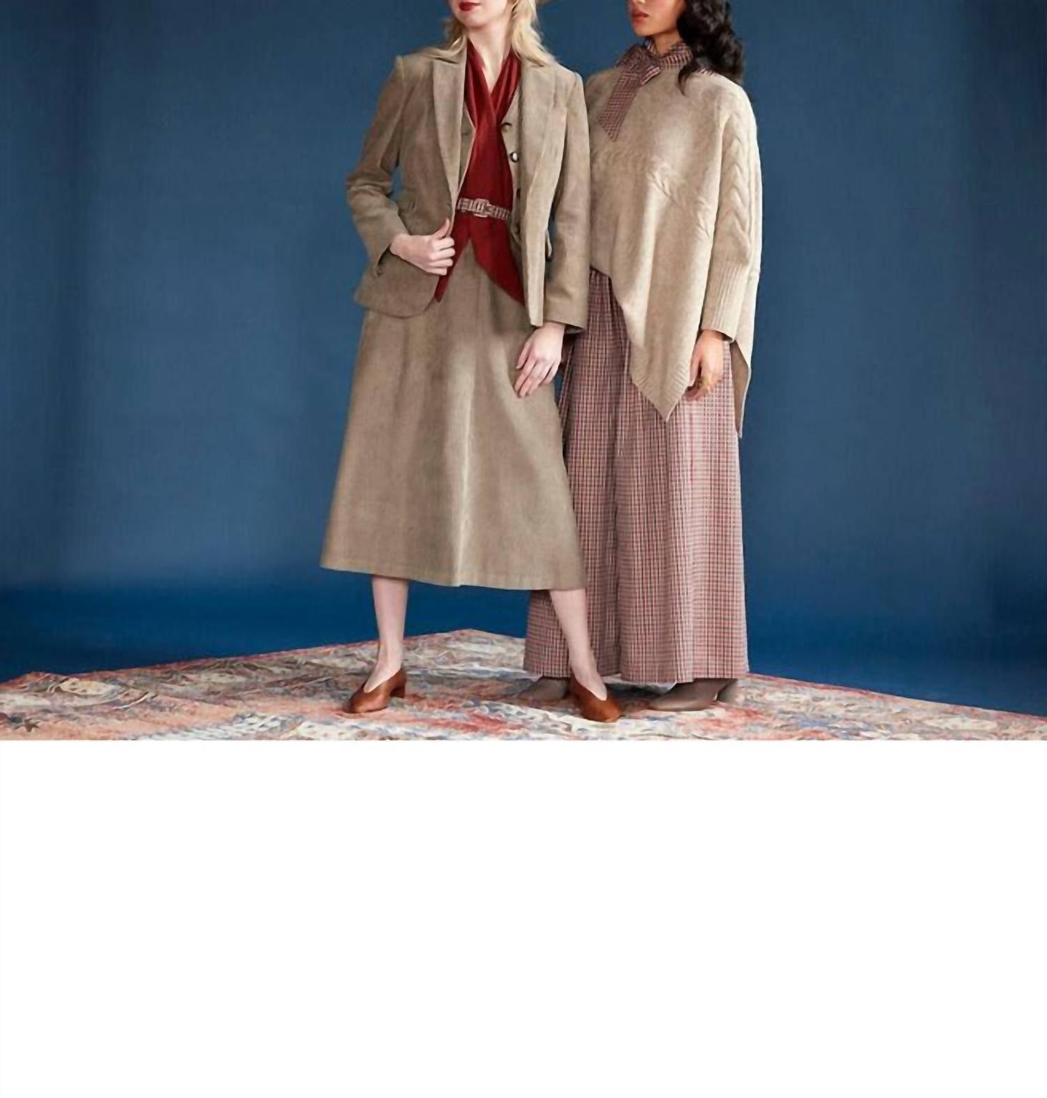Rose Velvet - Tilda Corduroy Blazer Jacket