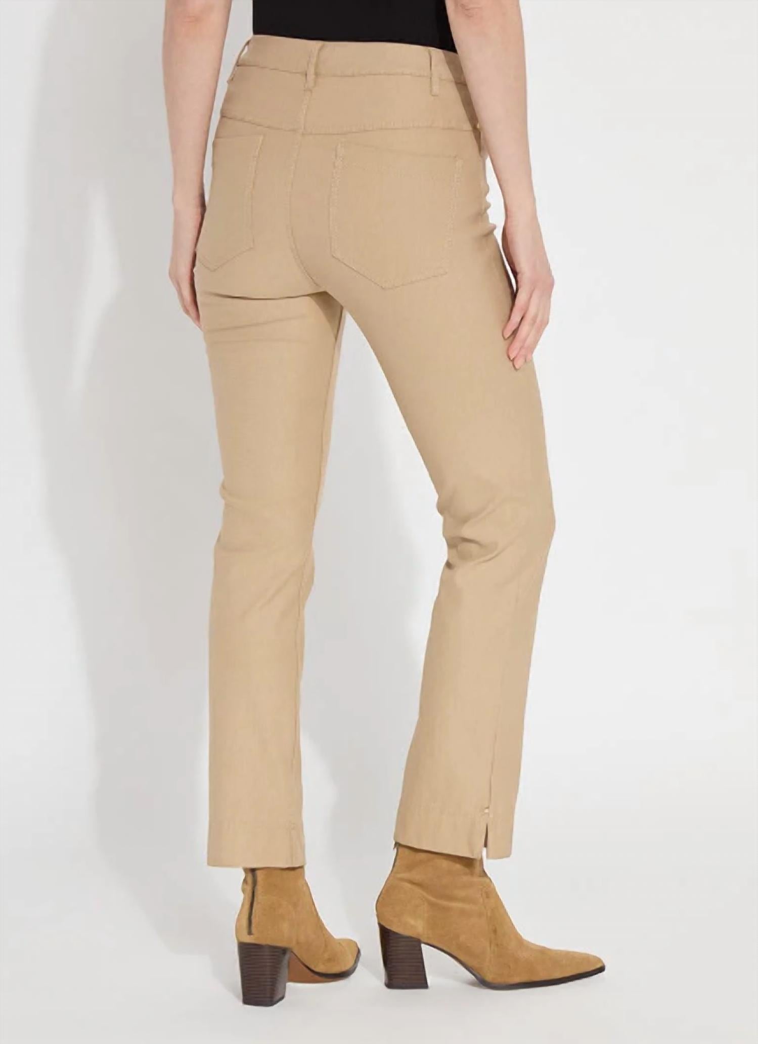 Lysse - Coated Denim Straight Leg Pants