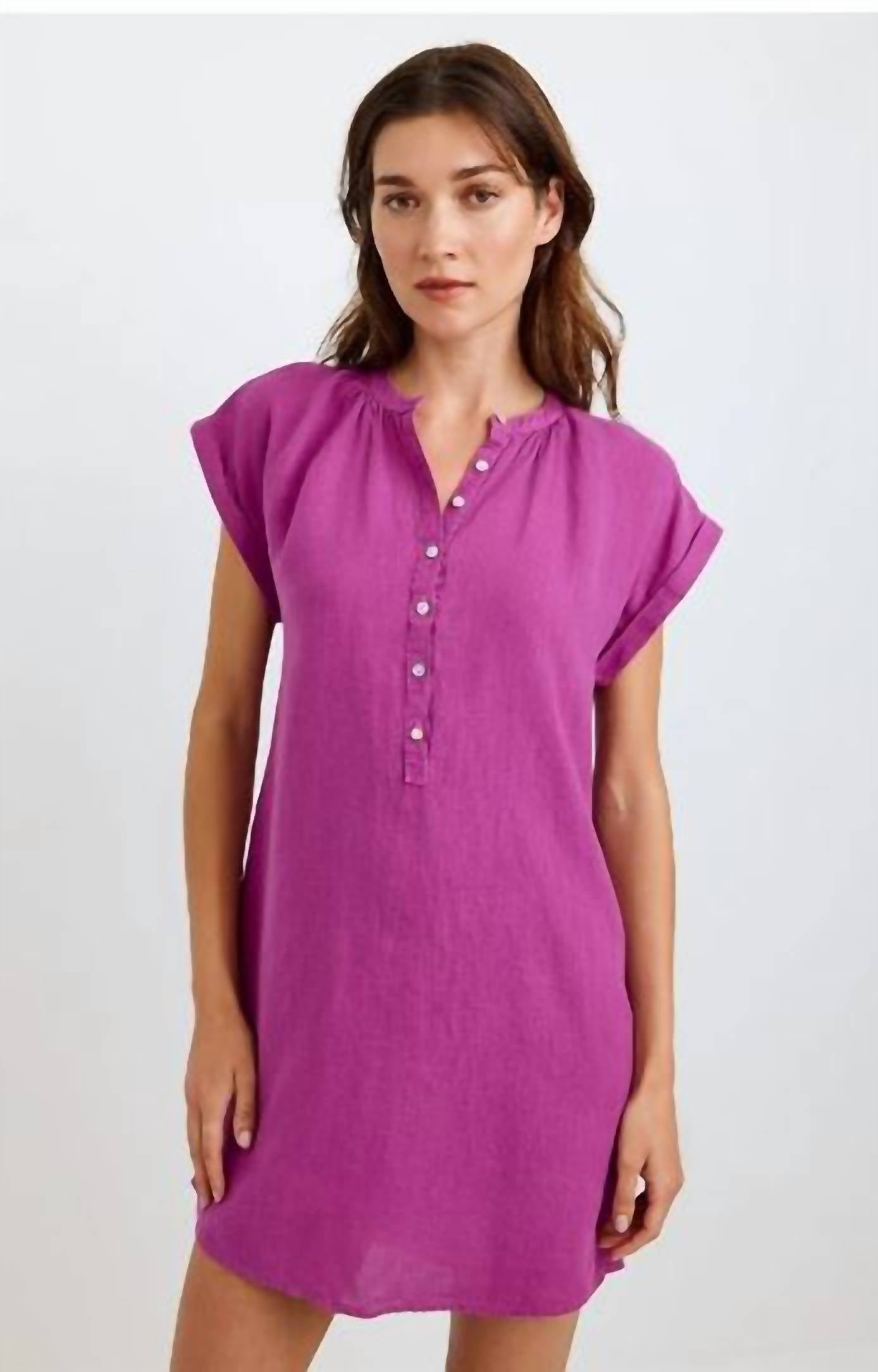 Bella Dahl - Cap Sleeve Henley Dress