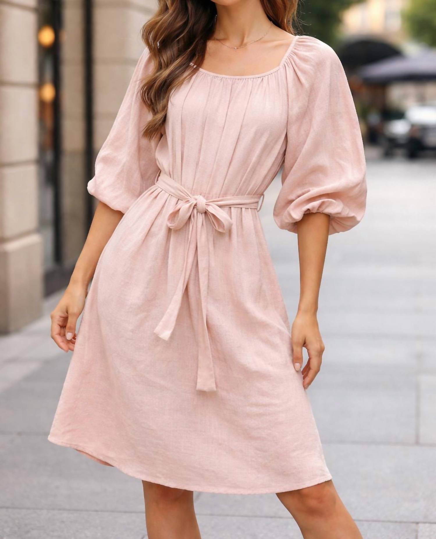 Karen Kane - Blouson sleeve dress