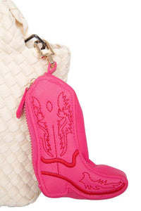 Katydid - Women's Western Boot Coin Purse Bag Charm