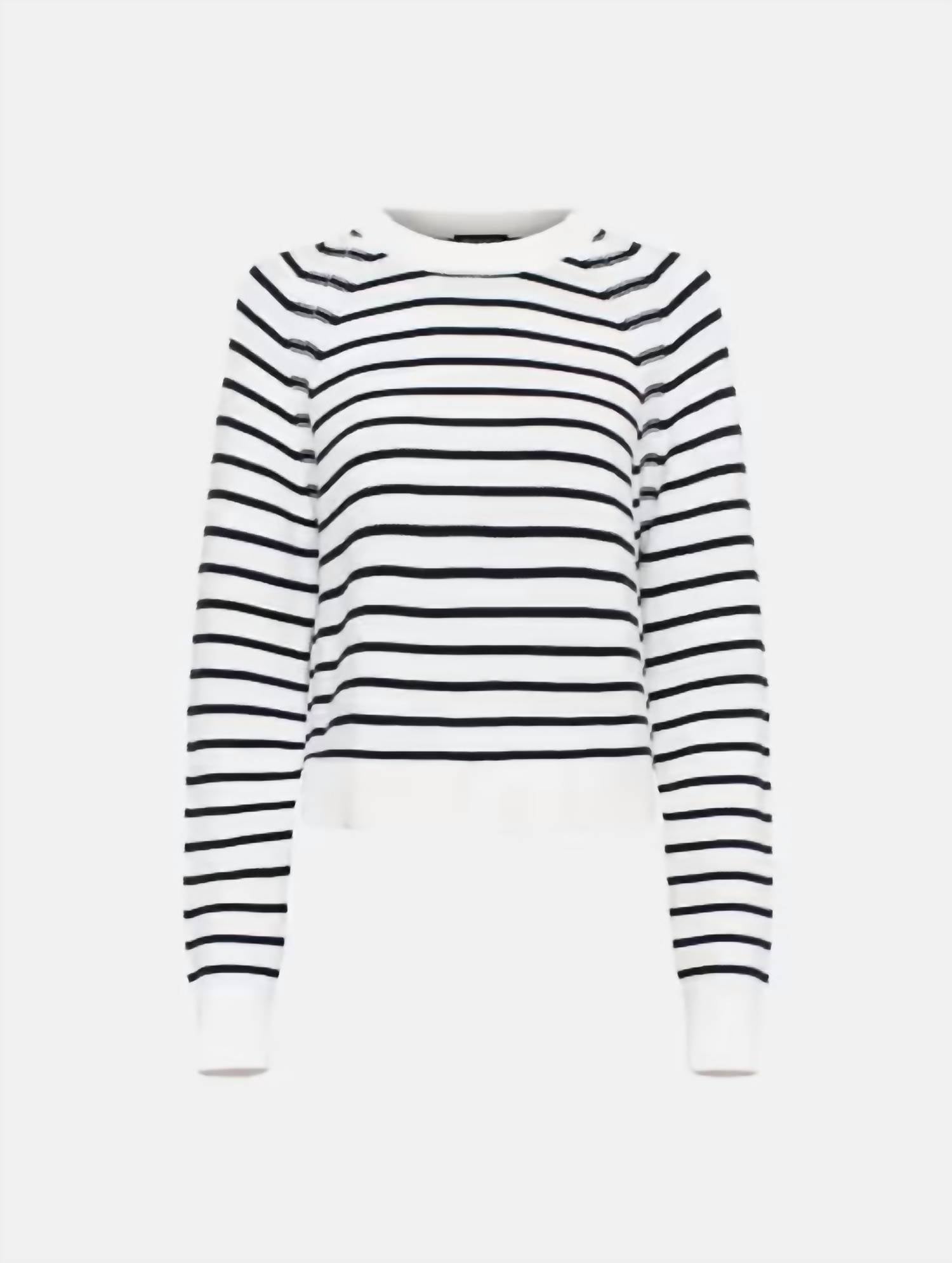 French Connection - Lillie Mozart Stripe Crew Sweater