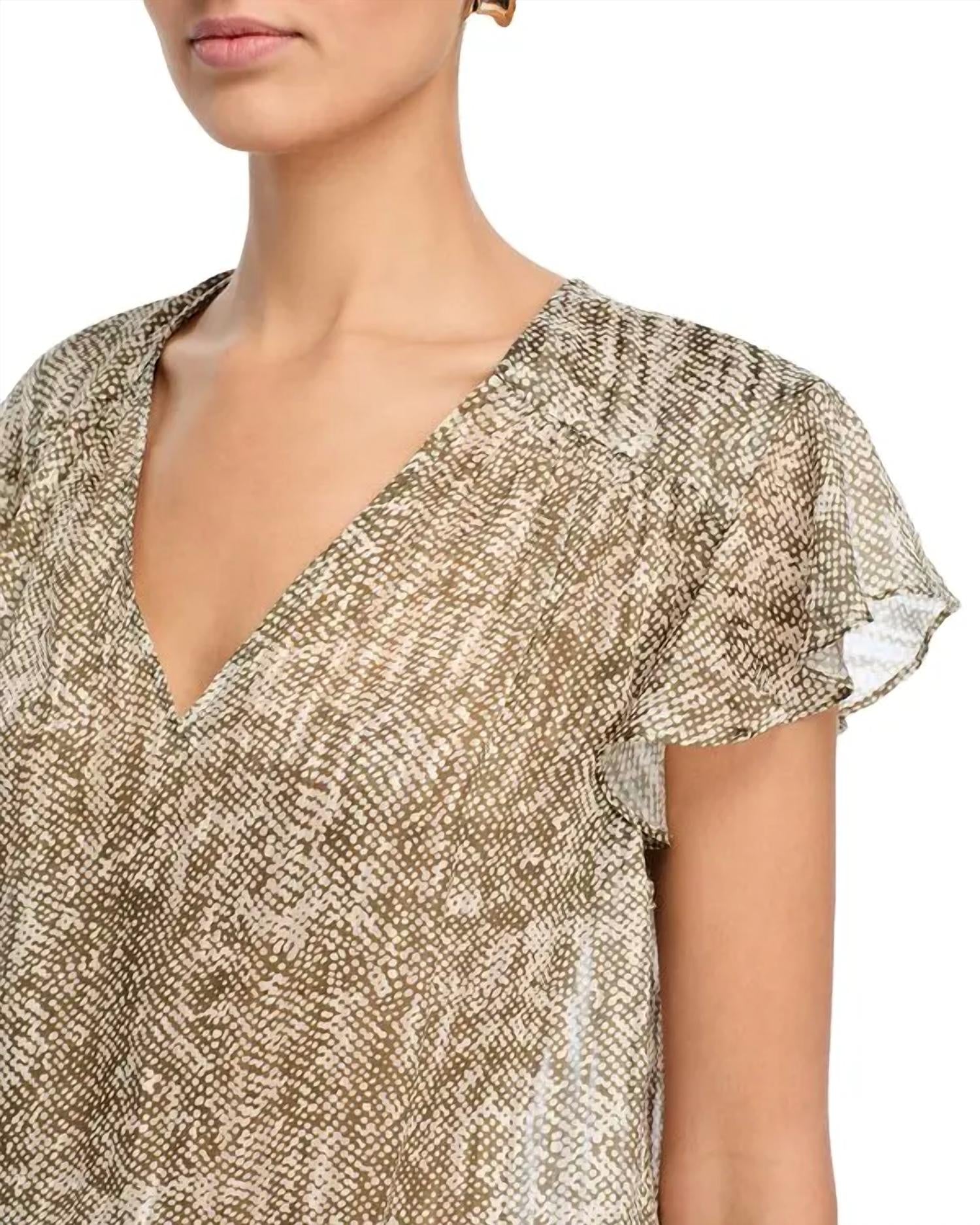 Ramy Brook - Teresa Flutter Sleeve Top