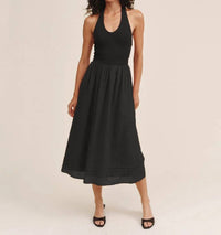Bella Dahl - Halter Neck Mixed Dress