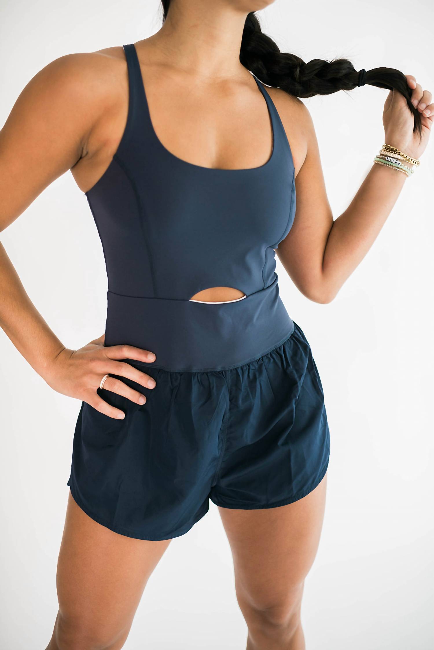 Falcon Park - Joy Cutout Athletic Romper