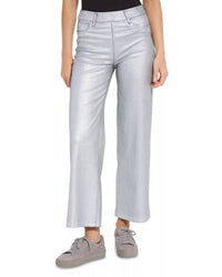 Lysse - Women's Metallic Coated Wide Leg Denim Jean