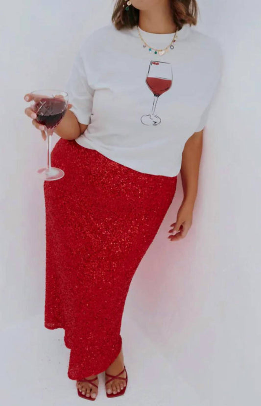 Never Fully Dressed - Vino Short Sleeve Top