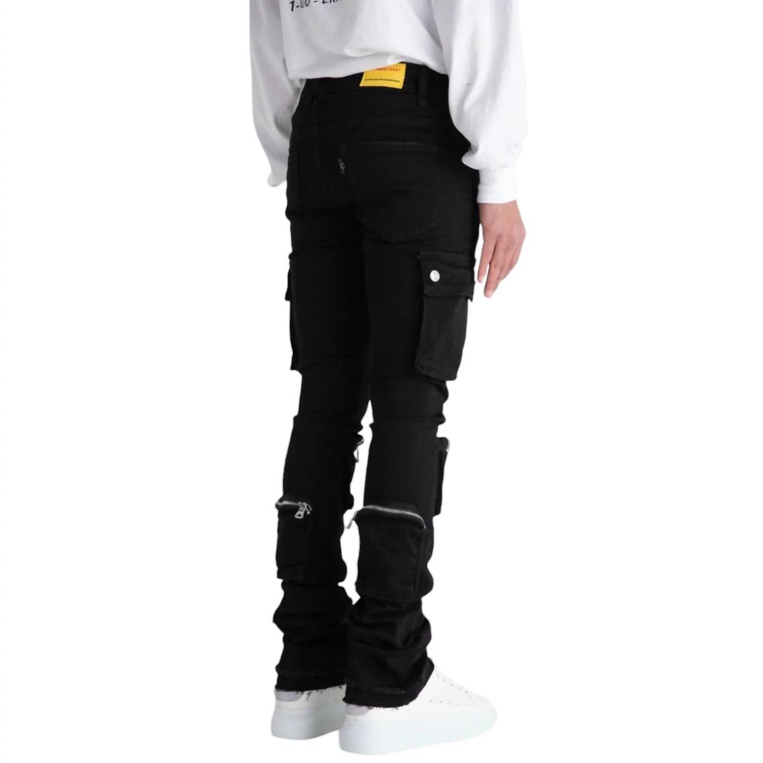 Pheelings - MEN'S NEVER LOOK BACK CARGO FLARE STACK DENIM JEAN