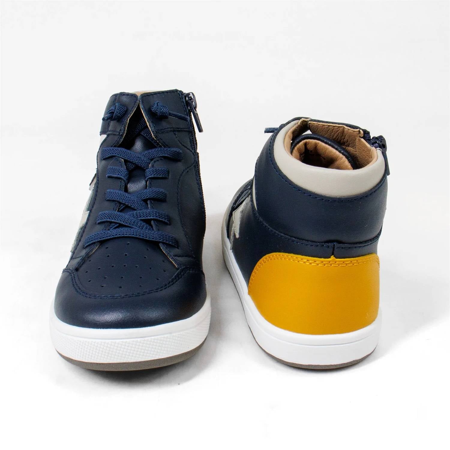 Oldsoles - Boys Star Tracker High-top Lace-up Casual Shoes