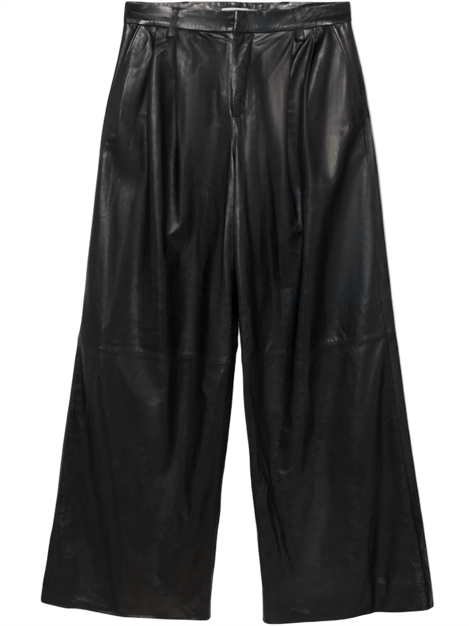 Simkhai - Kobie Wide Leg Leather Pant