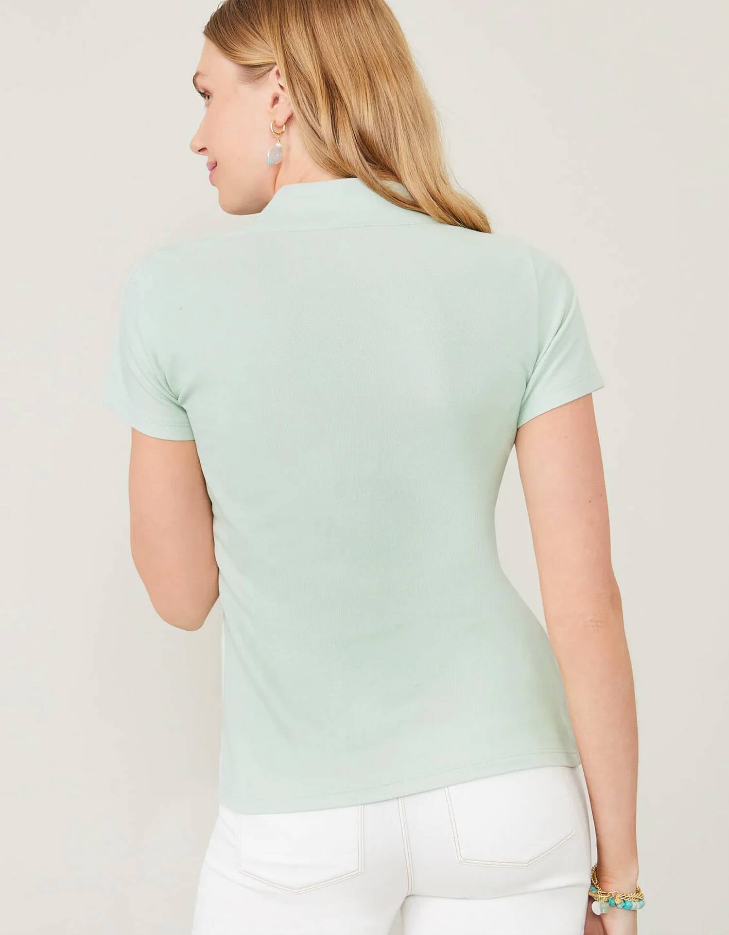 Spartina 449 - Serena Half-Zip short sleeve Top