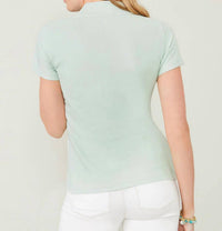 Spartina 449 - Serena Half-Zip short sleeve Top