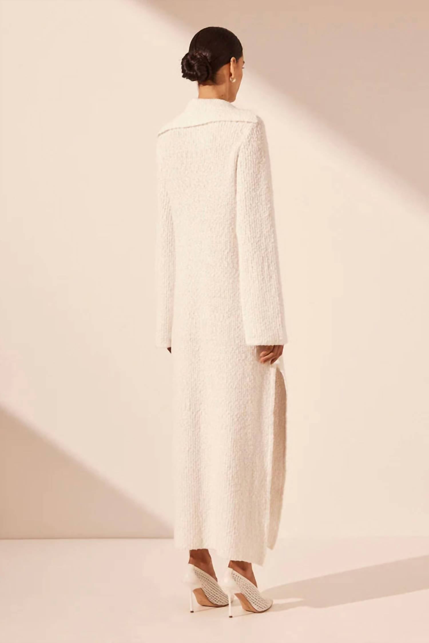 Shona Joy - Vaiana Long Sleeve Polo Midi Dress