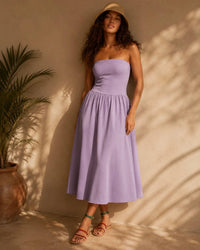 Naked Zebra - Harper Tube Top Maxi Dress