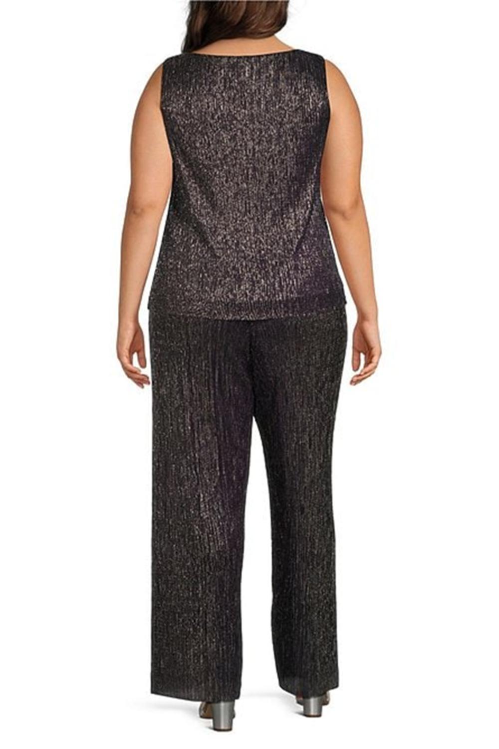 R&M Richards - 3-Piece Metallic Evening Pants Set