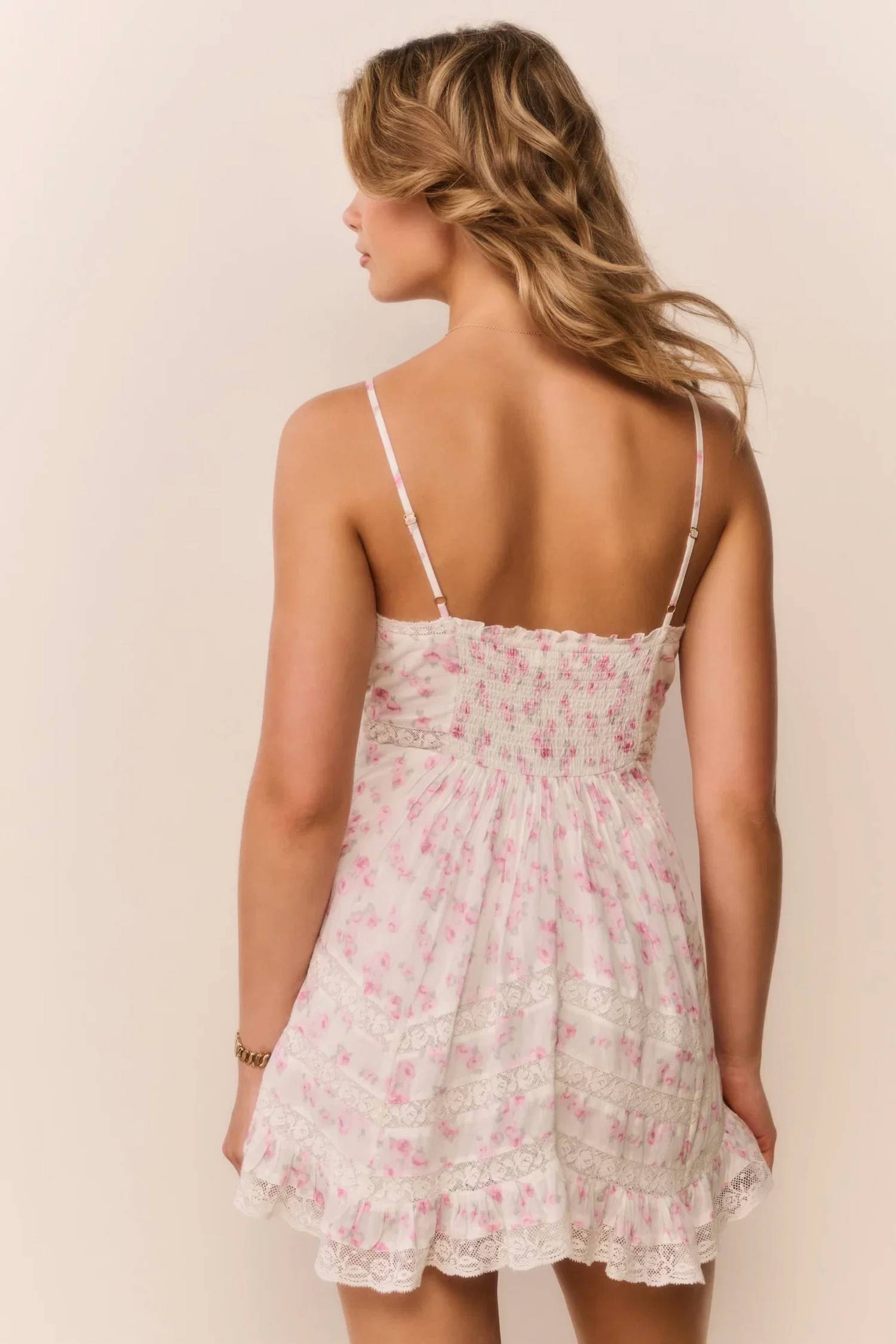 Loveshackfancy - Alonna Blooming Floral Mini Dress