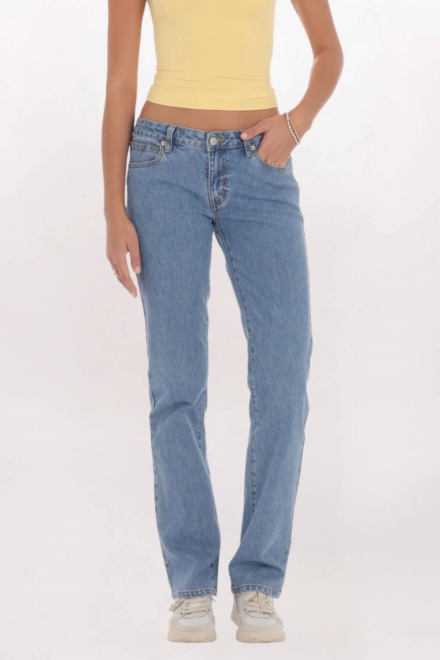 Lucy In The Sky - Low Rise Straight Jeans