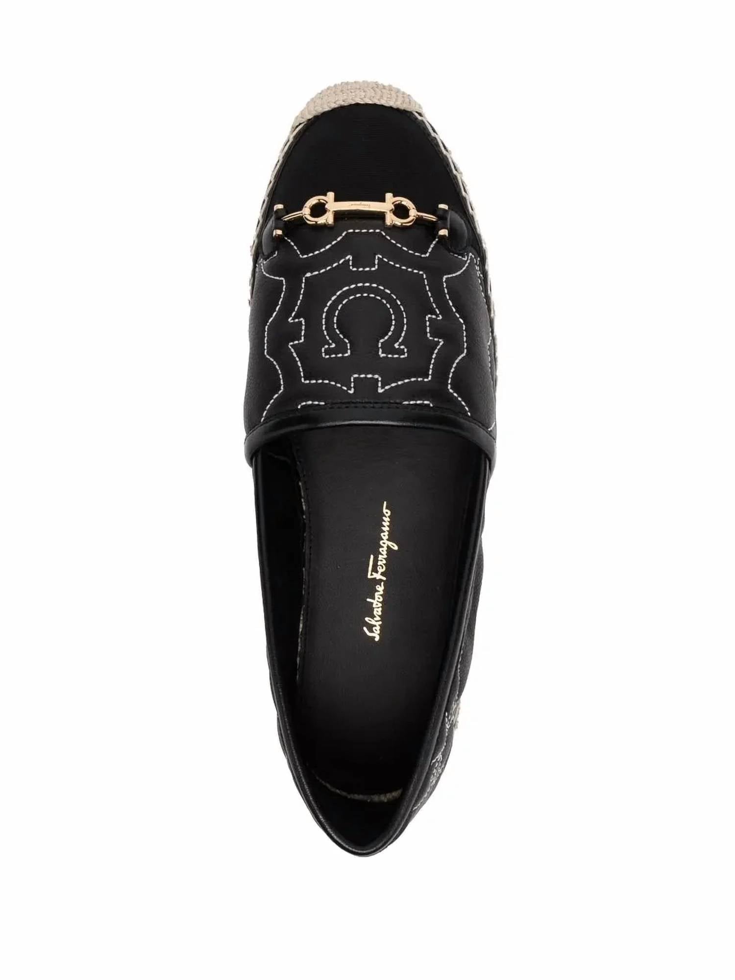 Salvatore Ferragamo - Women's Gancini Logo-embroidered Espadrilles