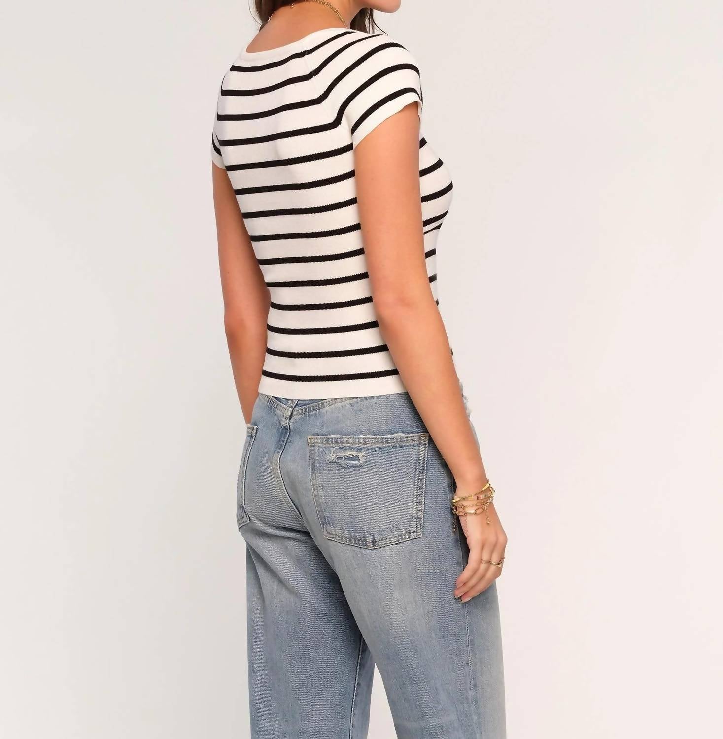 Heartloom - Shea Knit Bow Top