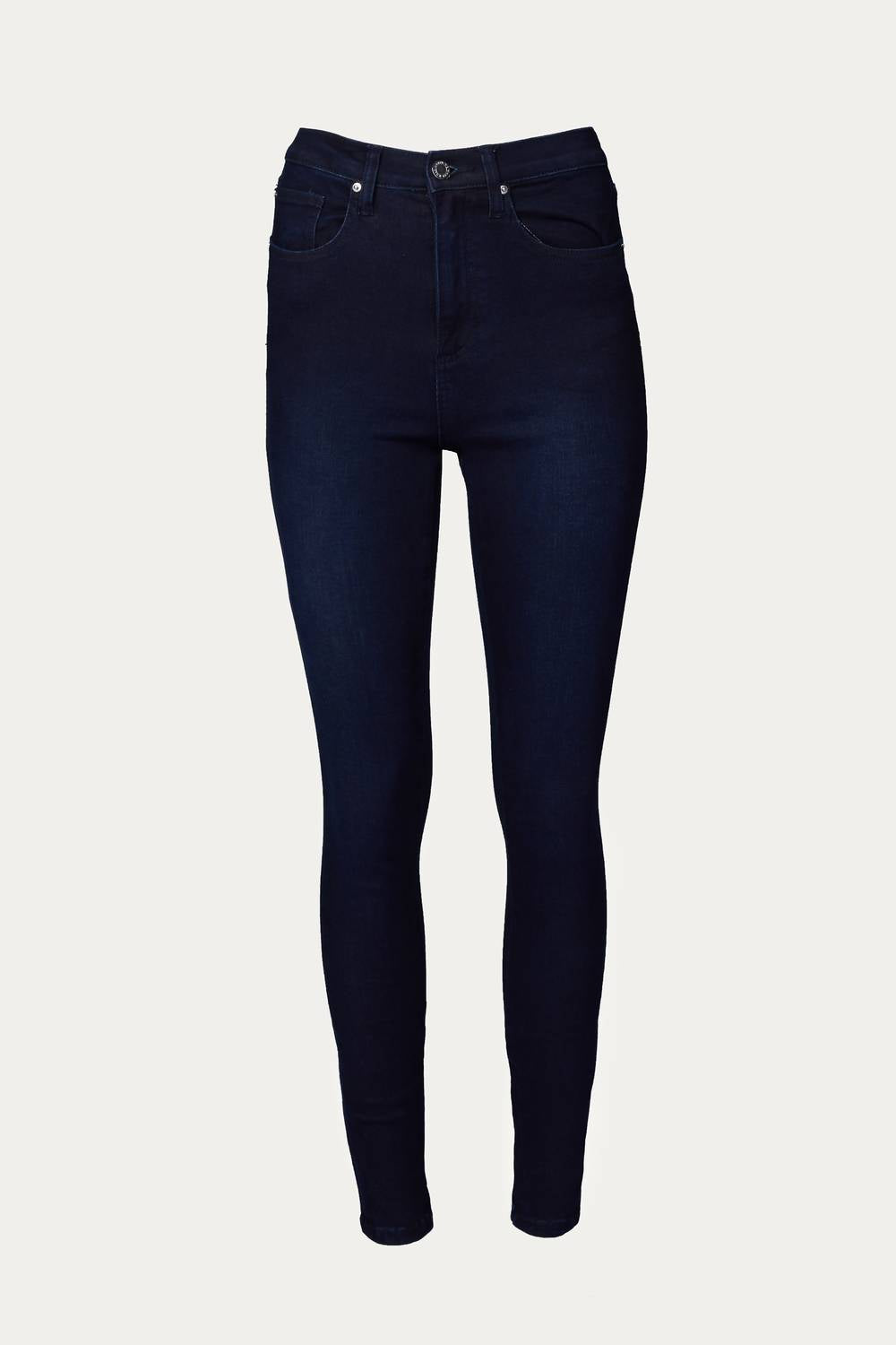 HIGH RISE SKINNY ANKLE ZIP JEANS