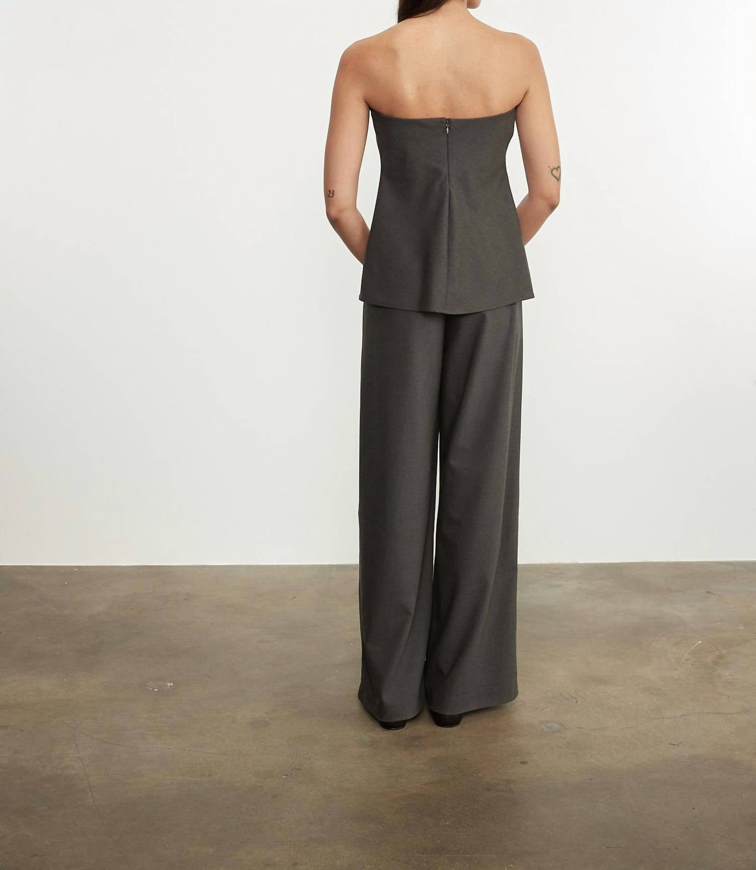 Enza Costa - EASY PLEATED WIDE LEG TROUSER