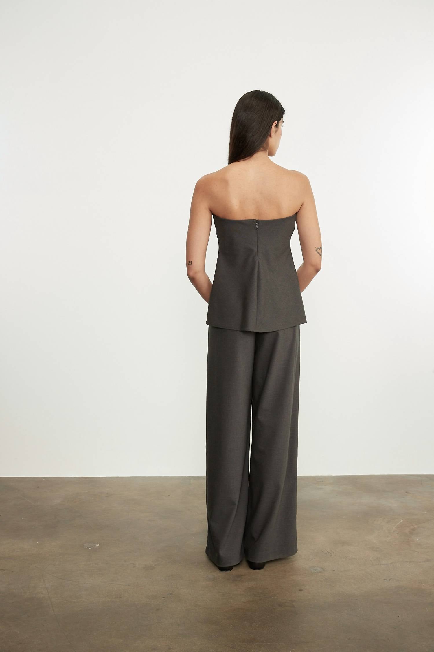 Enza Costa - EASY PLEATED WIDE LEG TROUSER