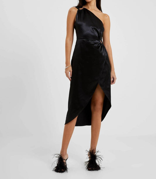 French Connection - Adaline Satin One Shoulder Dress