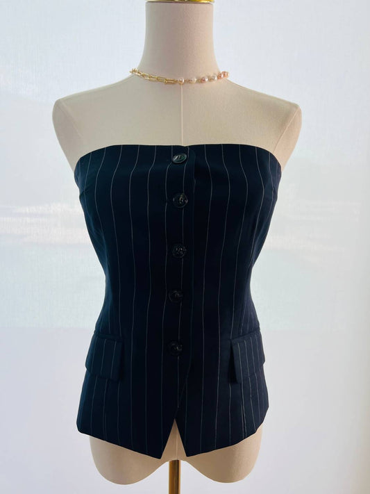 Signature8 - Women's Pinstripe Tube Top