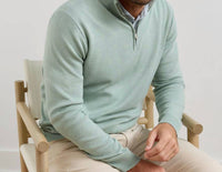 Peter Millar - Coolspun Lite Cotton Quarter Zip Sweater