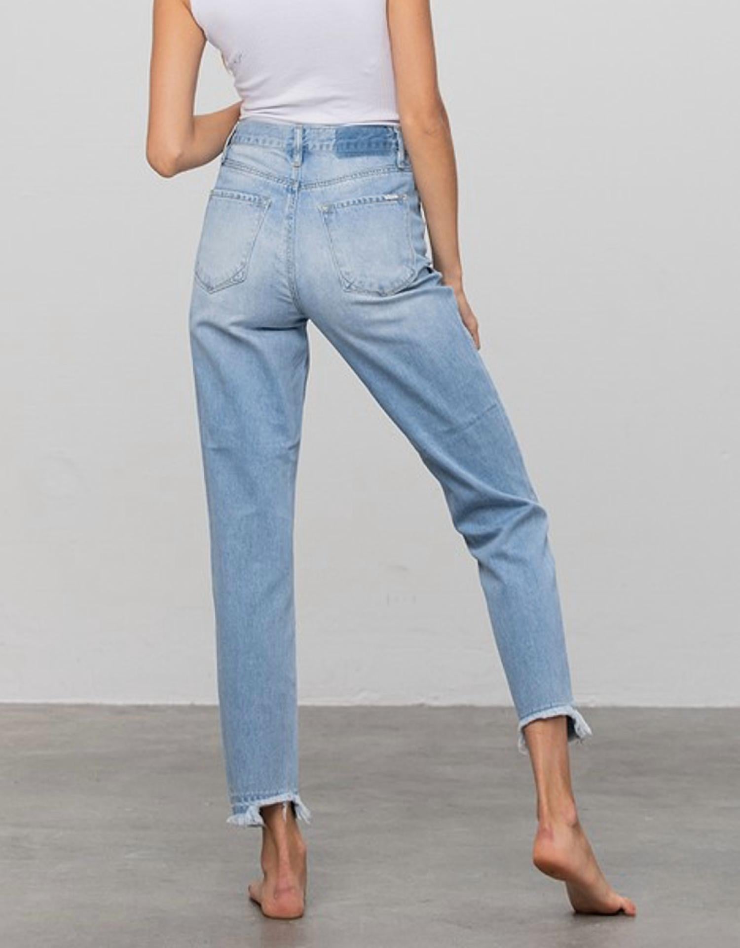 Insane Gene - High Rise Premium Girlfriend Jeans