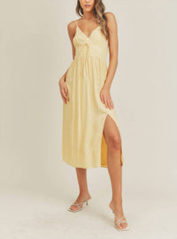 Lush - Button Midi Dress