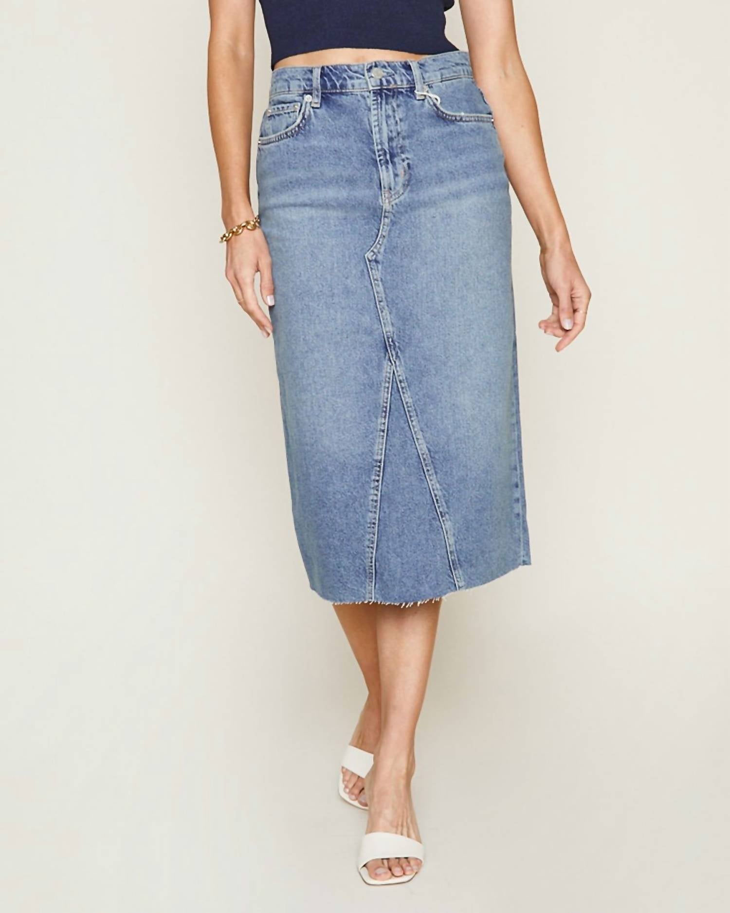 Rails - Highland Denim Skirt
