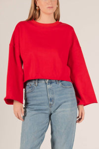 Before You - French Terry Cropped Sweatshirt