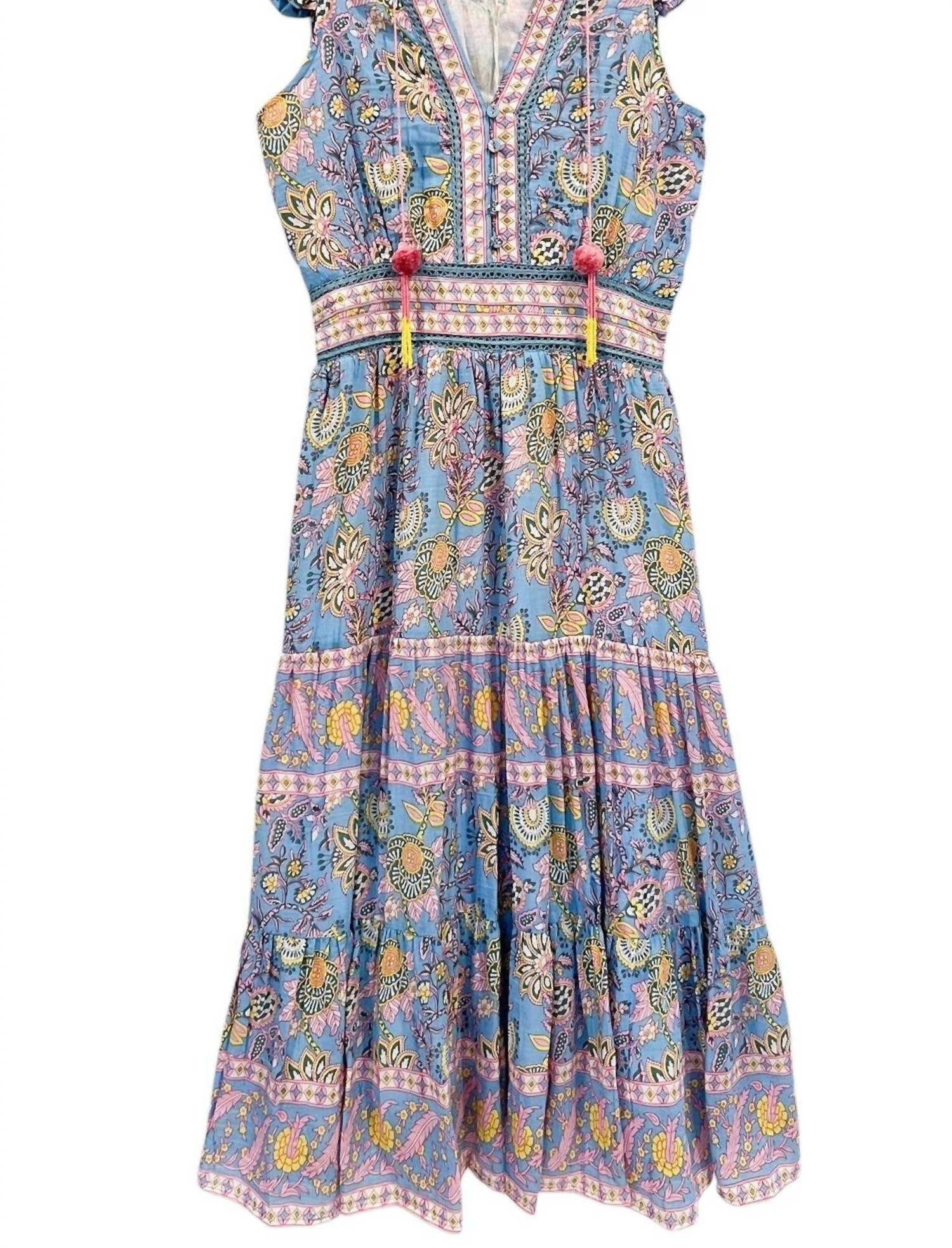 Bell - Annabelle V - neck Midi Dress - clothing - dresses - floral