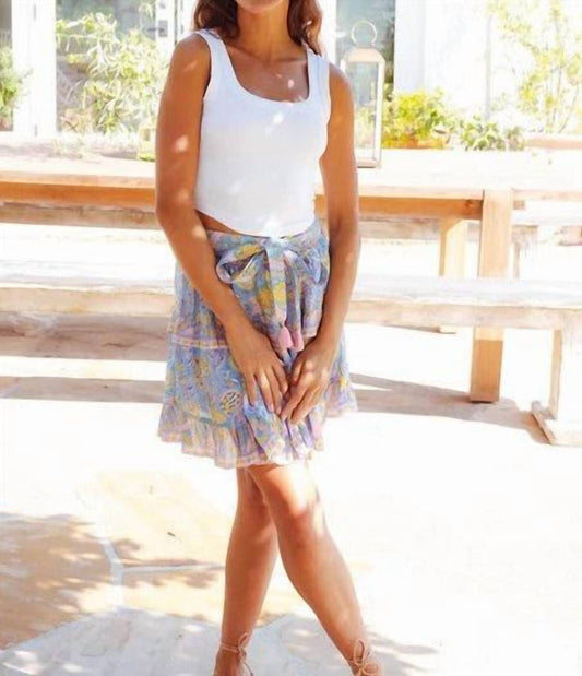 Bell - Blake Silk Cotton Skirt - clothing - floral - mini